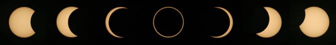 A complete annular eclipse copyright John Parkinson
