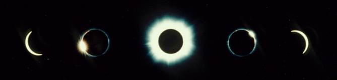 A complete total solar eclipse
