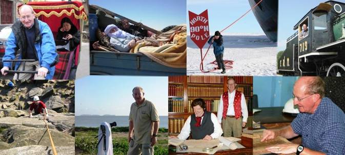 John Parkinson in action around the world